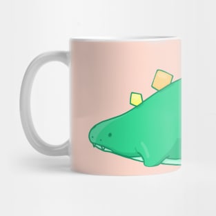 Green dinosaur Mug